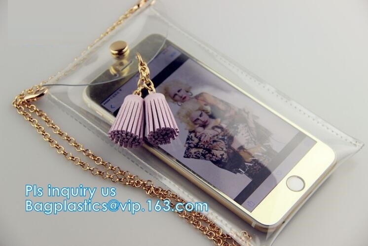 Transparent Clear Bag Wallet Purse, Clear rubber tote bag zipper wallet pvc beach bag, travel wallet PVC clear giant pas