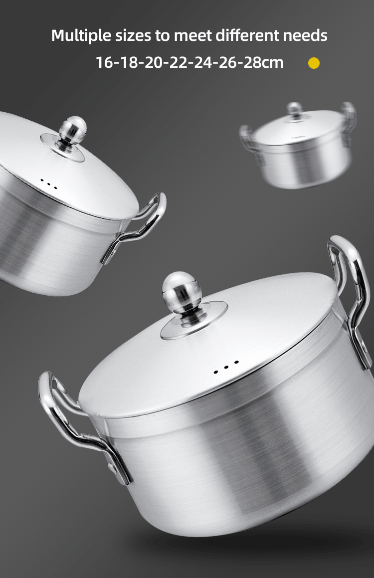 Multifunction Aluminum Set Pot 7 Pcs Kitchen Ware Cookware Set Kitchen Cooking Pots Set