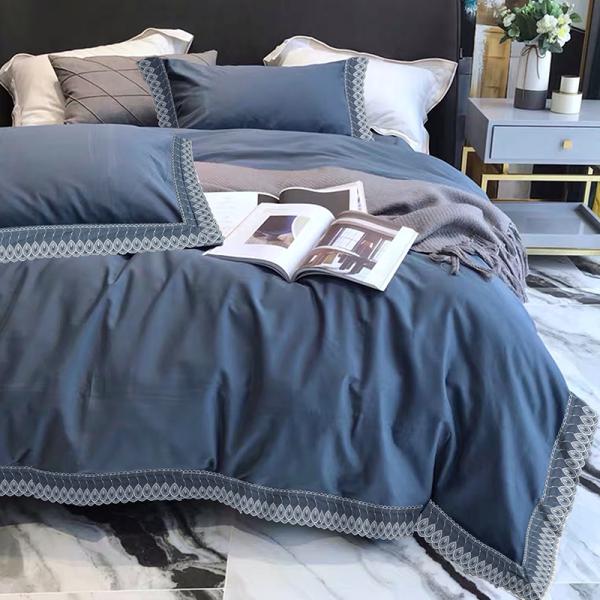 60 Fabric Count Duvet Set 2023 Summer Bedding Luxury Bed Set 100% Cotton for Hotel Home