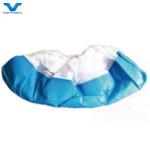 17 X 40cm Customized Blue PP CPE Anti Slip Disposable Shoe Cover For Food
