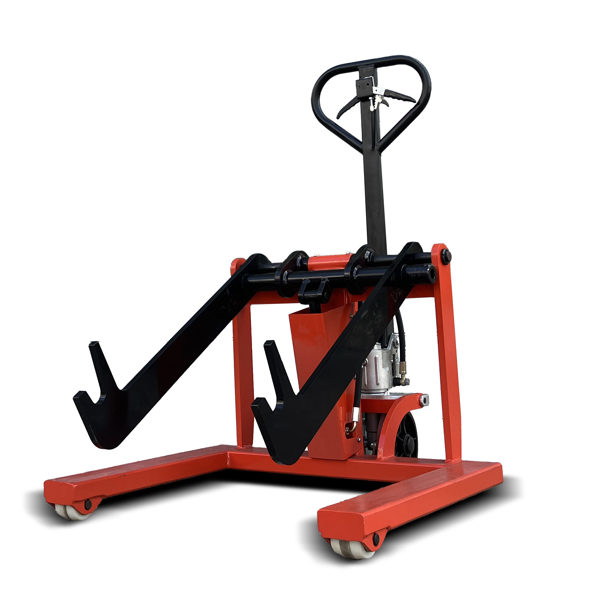 Custom Roll Handling Solutions Electric Semi Electric Stackers For Paper And Packaging Industries