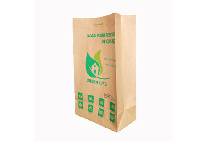 M Fold Type Multilayer Paper Bags Degradable Recyclable Pinch Bottom Paper Bags
