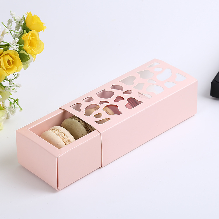 Colorful Gift Macaron Packaging Box Bulk 300gsm Cardboard