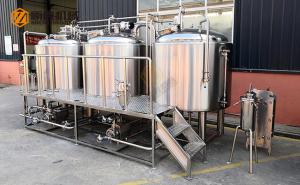 China Electrical Power Beer Production Equipment With Stainless Steel Material wholesale