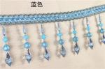 Handmade fashionable chain beads lace tassels fringes for curtain/sofa/pillow
