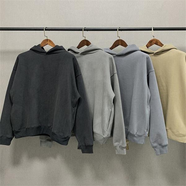 Custom Hooded Sweatshirt For Boys Lightweight Heavyweight Hoodie Acid Wash Black