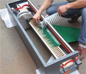 China PVC PU Conveyor Belt Punching Machine Finger Shape Food Industry wholesale