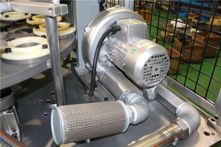 Mistubishi PLC Controlled Disposable Paper Cup Sleeve Making Machine With 100-120 PCS/MIN