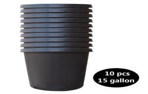 China PP Resin Horticultural Plant Pots Monthly Rose Seeds Pot Cylindrical wholesale