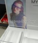 Clear Acrylic Tabletop Sign Holders / Acrylic Counter Display Stands