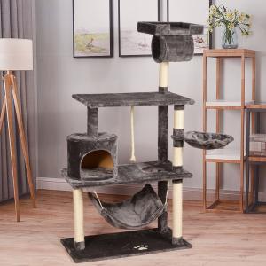 China Dark Grey Detachable Sisal Cat Scratching trees toys wholesale