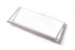 White ABS Hot Foil Treatment On Trim Fridge Glass Shelves