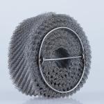 Durable 316L Stainless Steel Knitted Wire Mesh Flattened And Ginning