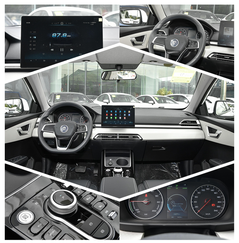 Pure Electric BYD Qin EV New Energy Vehicles 136Ps 4-Door 5-Seat Sedan