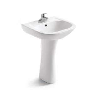 China ARROW FP3601 Freestanding Pedestal Basin , Ceramic Small Bathroom Sink Pedestal wholesale
