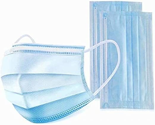 CE FDA Blue Disposable Earloop Mask High Efficiency Face Protection