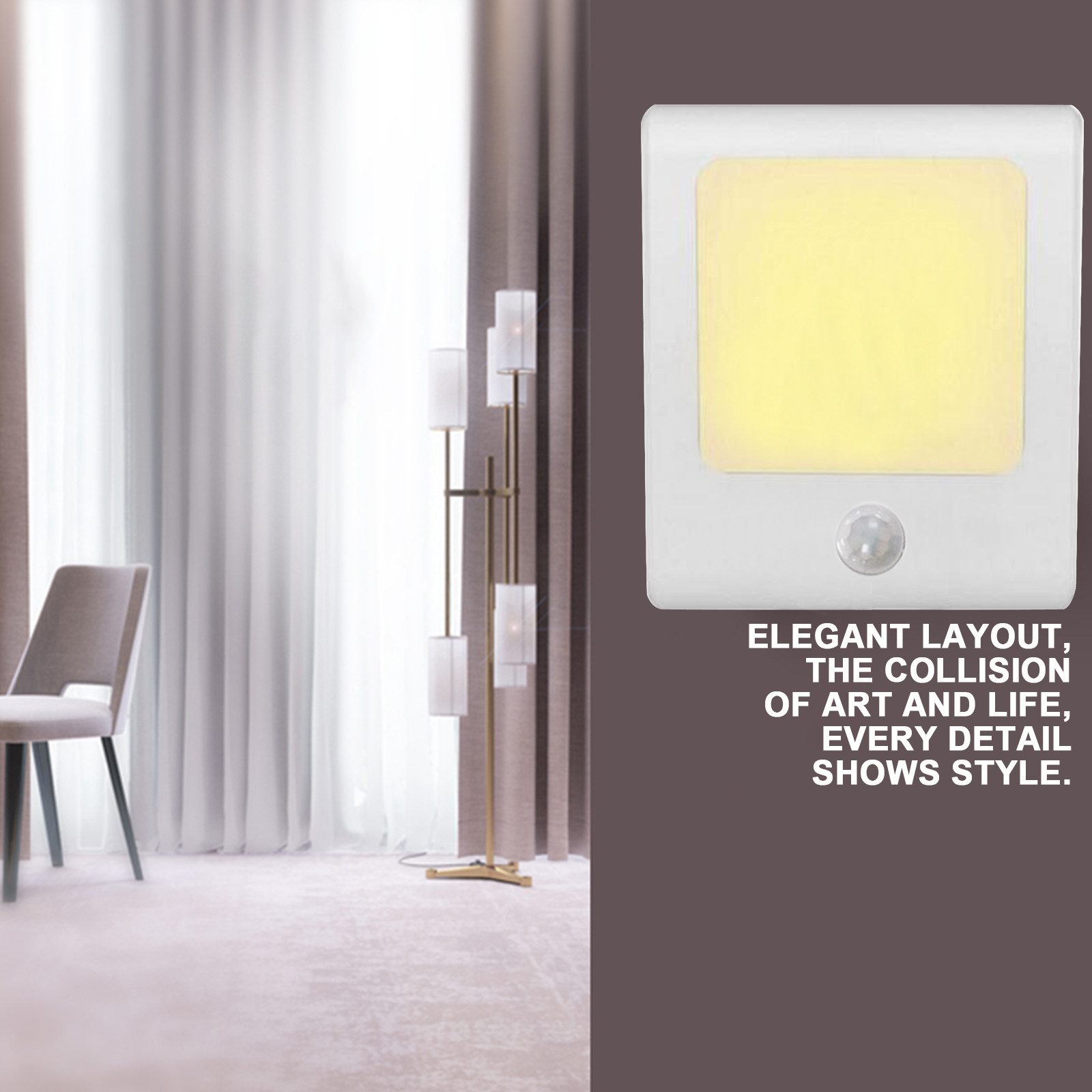 EMC 0.5W Dimmable Motion Sensor Light