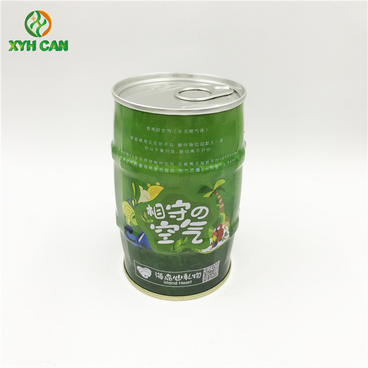 Tin Boxes for Alcohol Glossy Lamination PMS Printing 65mm Round Tin Cans