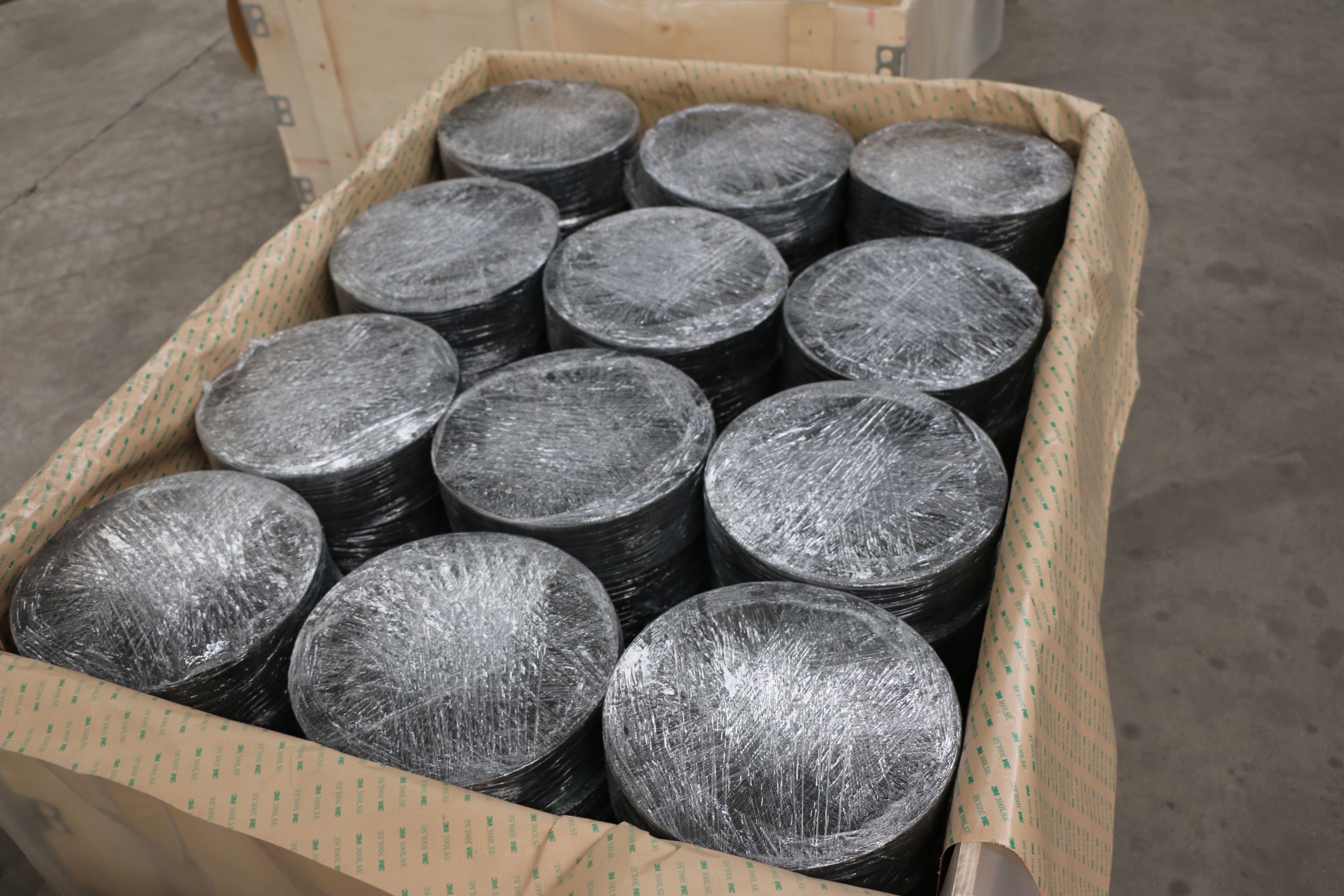 12x64 Mesh 30x150 Mesh Black Wire Cloth Discs For Filter / Motor