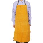 Yellow Cow Split Fire Resistant Barbeque Industrial Safety Clothing leather