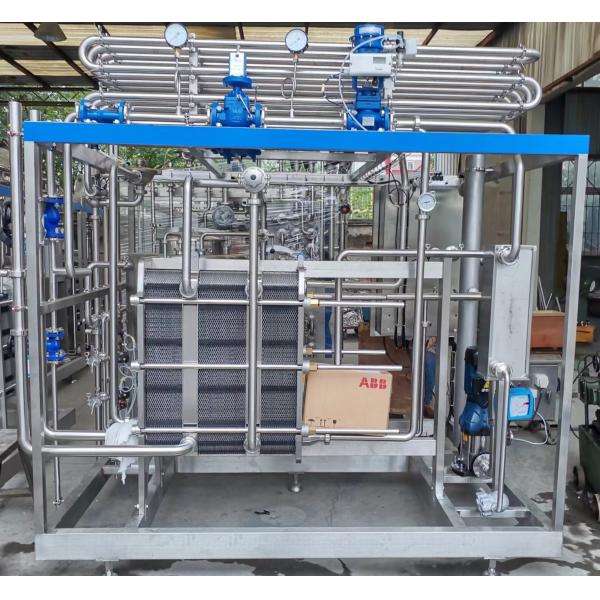 Customization Plate Sterilizer Pasteurization For Orange/Coconut/Pineapple Juice Processing Line