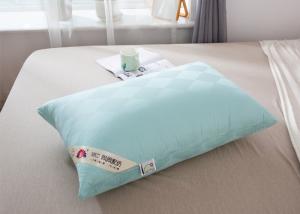 China 48x74cm 100% Cotton Goose Down Feather Pillow wholesale