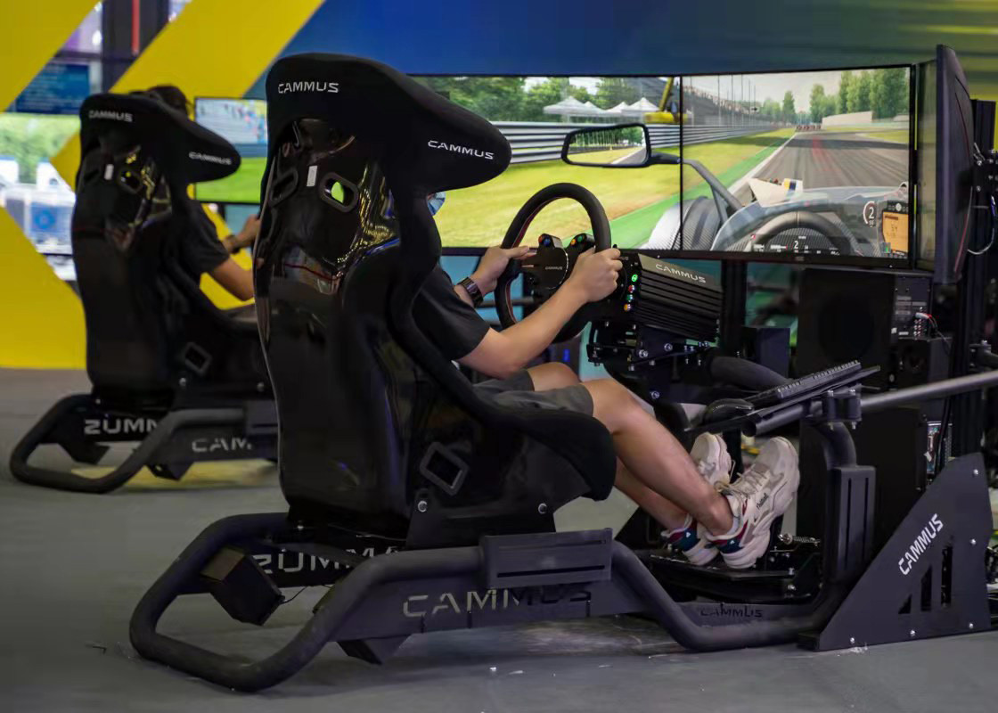 1000Hz Servo Motor Force Feedback Steering Wheel Sim Racing Rig