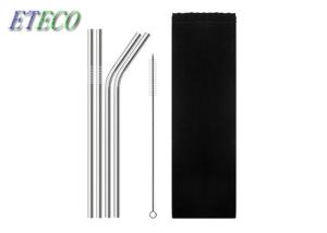 China Food Grade Reusable Stainless Steel Drinking Straws Attractive Packing wholesale