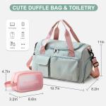 Medium Lightweight Waterproof Fodable Duffel Travel Bag With Shoe Compartment /