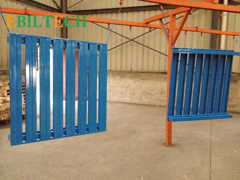 Transportation 2 Way Stackable Steel Pallets Removing Hygienic In Food Industry