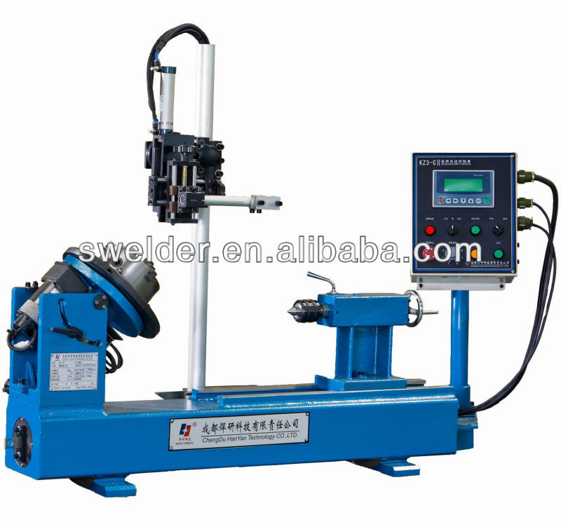 Automatic PLC Controlled Circumferential Welder Precision Tube Pipe Welding Machine Speed 1 - 10RPM