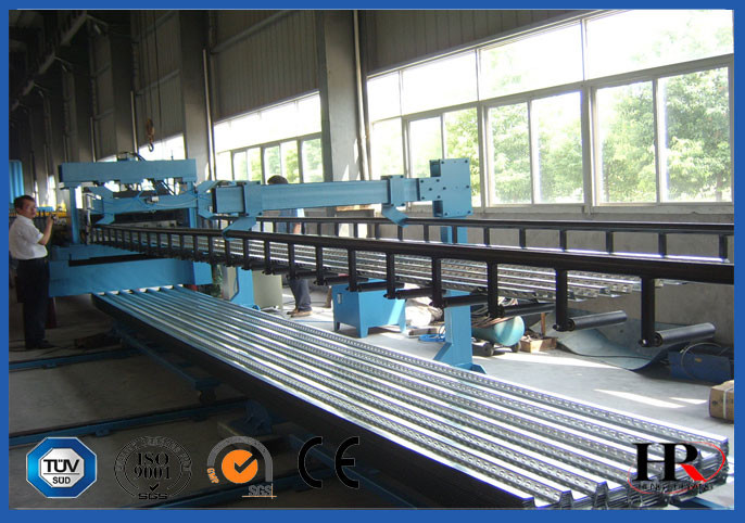 Customized Metal Deck Roll Forming Machine With Mechanical Decoiler