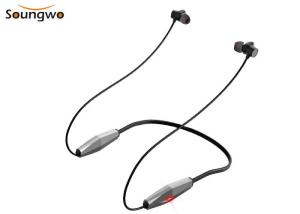 China Noise Cancelling CVC 8.0 Retractable Neckband Earbuds 33 Feet Working Range wholesale