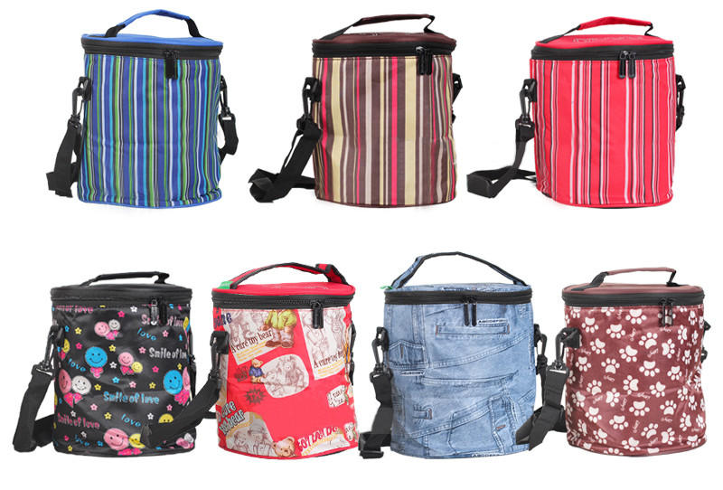L19cm Polyester Insulated Thermo Foldable Lunch Bag