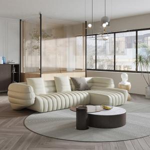 China 334cm Leather Living Room Sofas wholesale