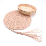 4mm 5mm 6mm Braided Polyester Cord Flat Knitting Narrow Ribbon