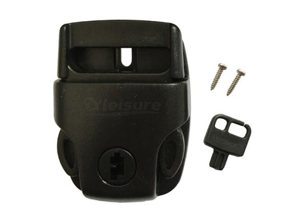 Black Plastic Buckle Lock Spa Tub Accessories For Outdoor Spa Cover Belt To