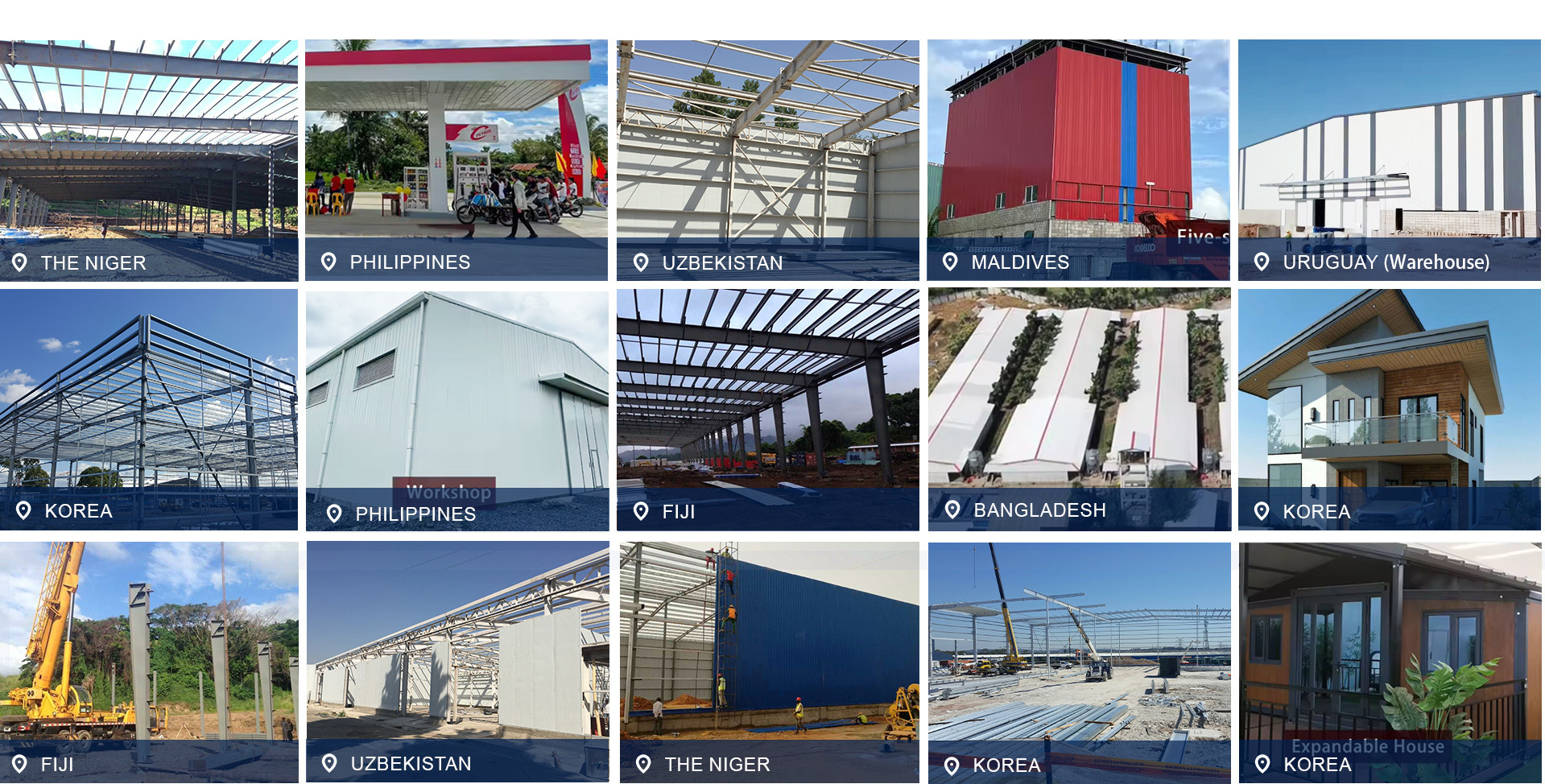 Metal Light Weight Prefab Structural Steel Office Building / Hangar / Workshop /Warehouse