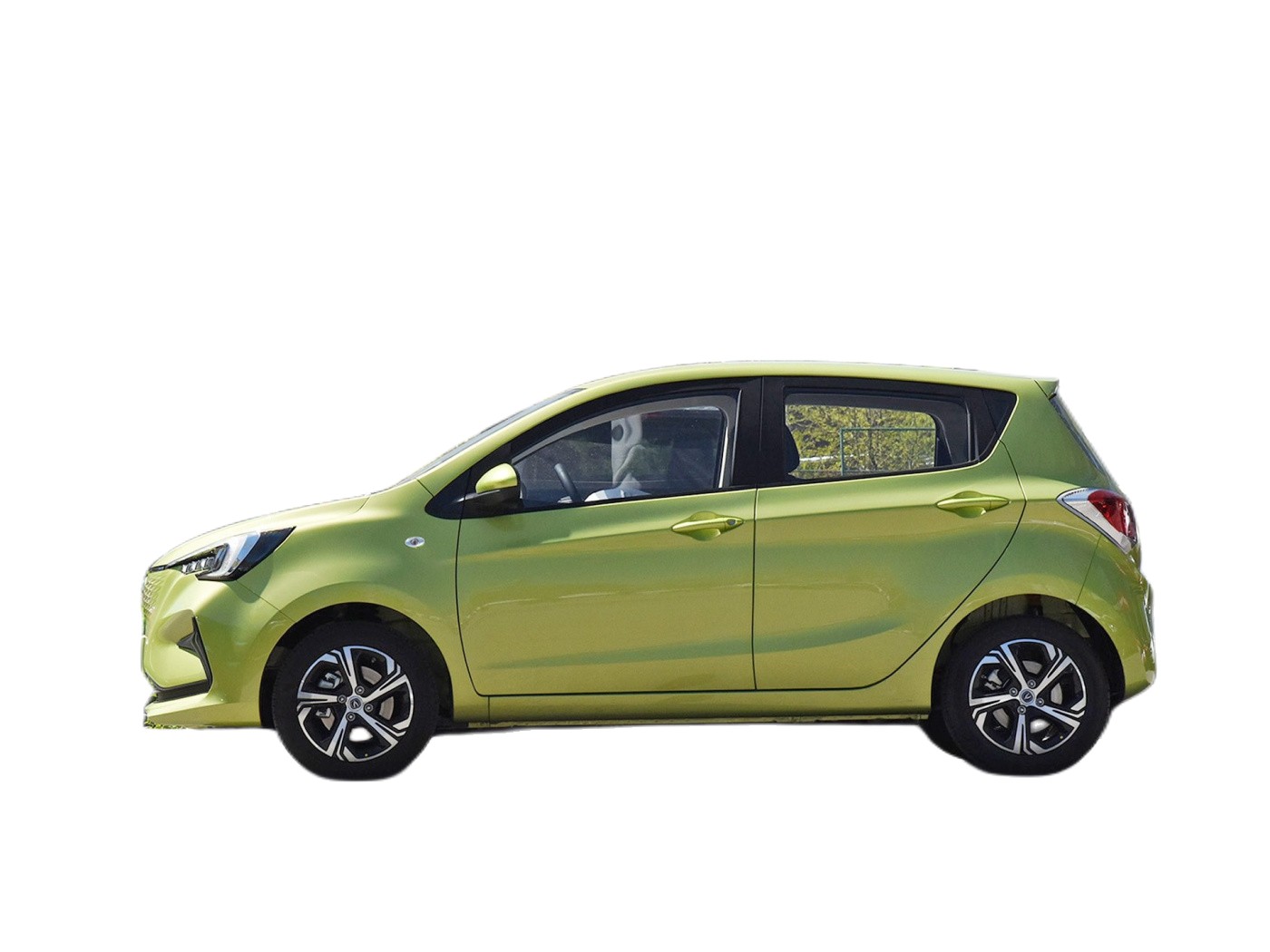 Green Color Mini EV Cars Changan Benben Ev 300KM Max Speed 101 Km/H