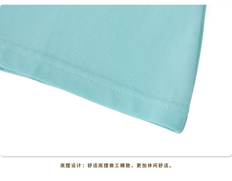 Men's Polyester/Cotton Lapel Short-Sleeved Polo Shirt for Group Clothing Customization