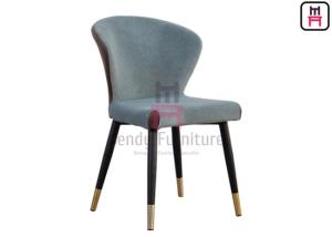 China 0.38cbm Bowed Backrest Metal Restaurant Chair PU Leather wholesale