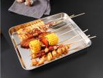 Stainless Outdoor BBQ Grill Pan Grill Basket