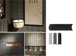 China Durable Cultured Stone Brick Earthen Tile Panel Gray 1200x180x35mm AAA wholesale
