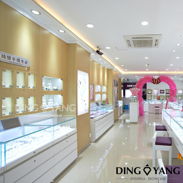 Jewelry Store Lockable Showroom Display Cases