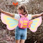 Nohoo factory price blue butterfly 3D cartoon backpack preschool neoprene