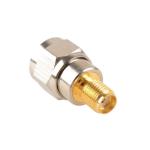 Brass F Type Male Plug To Female Jack Straight RF Coaxial Adapter with Brass