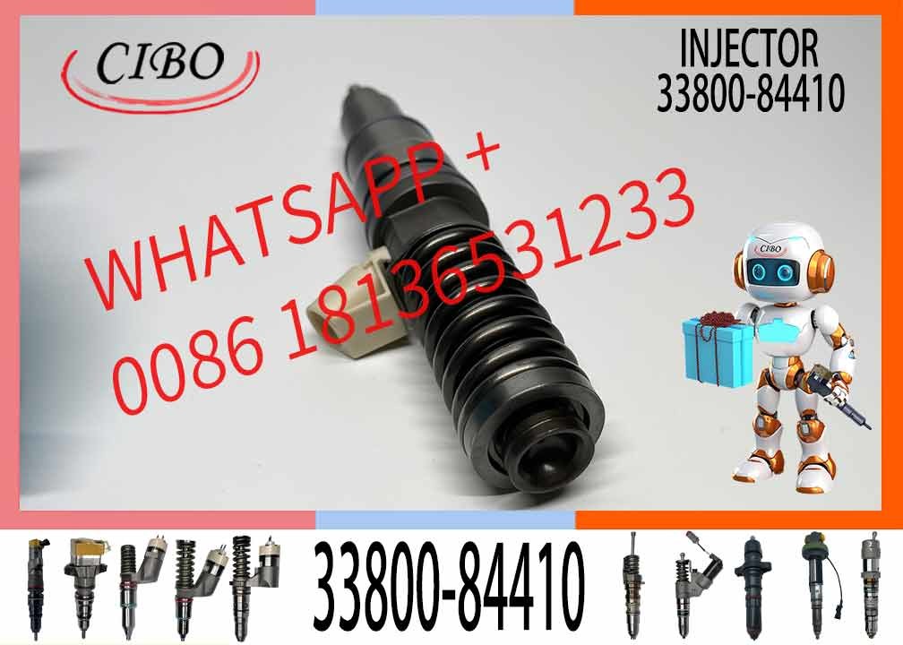Common Rail Injector 33800-84400 33800-84410 3380084400 BEBE4C09101 for Hyundai Truck D6CB Diesel Engine