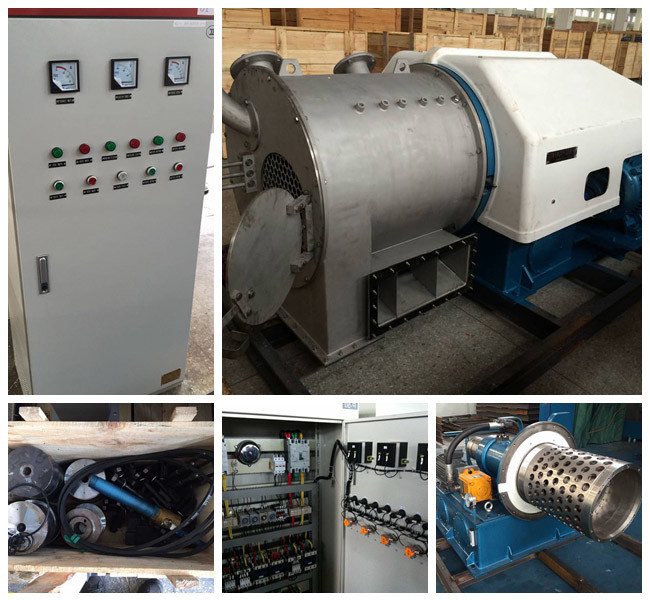 Automatic Discharge Continuous SS316L Salt Centrifuge Filtering Machines for Salt Factory