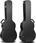 Wooden Dreadnought Acoustic Guitar Hard Case Plywood With Padded Carrying Handle