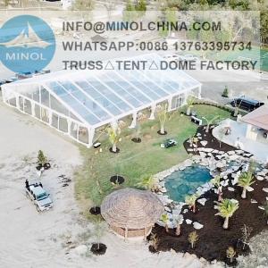 China 850gsm White PVC Aluminum Alloy Outdoor Event Tent 20x30m wholesale